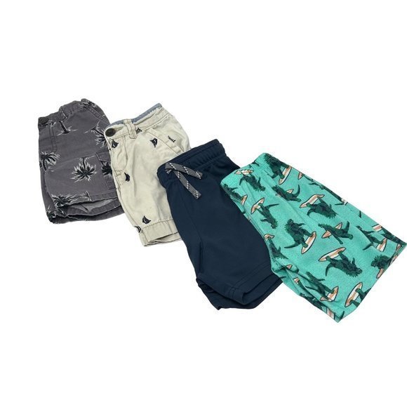 4 Pair of‎ Boy's Shorts - Size 2 and Size 3 - Picture 1 of 8